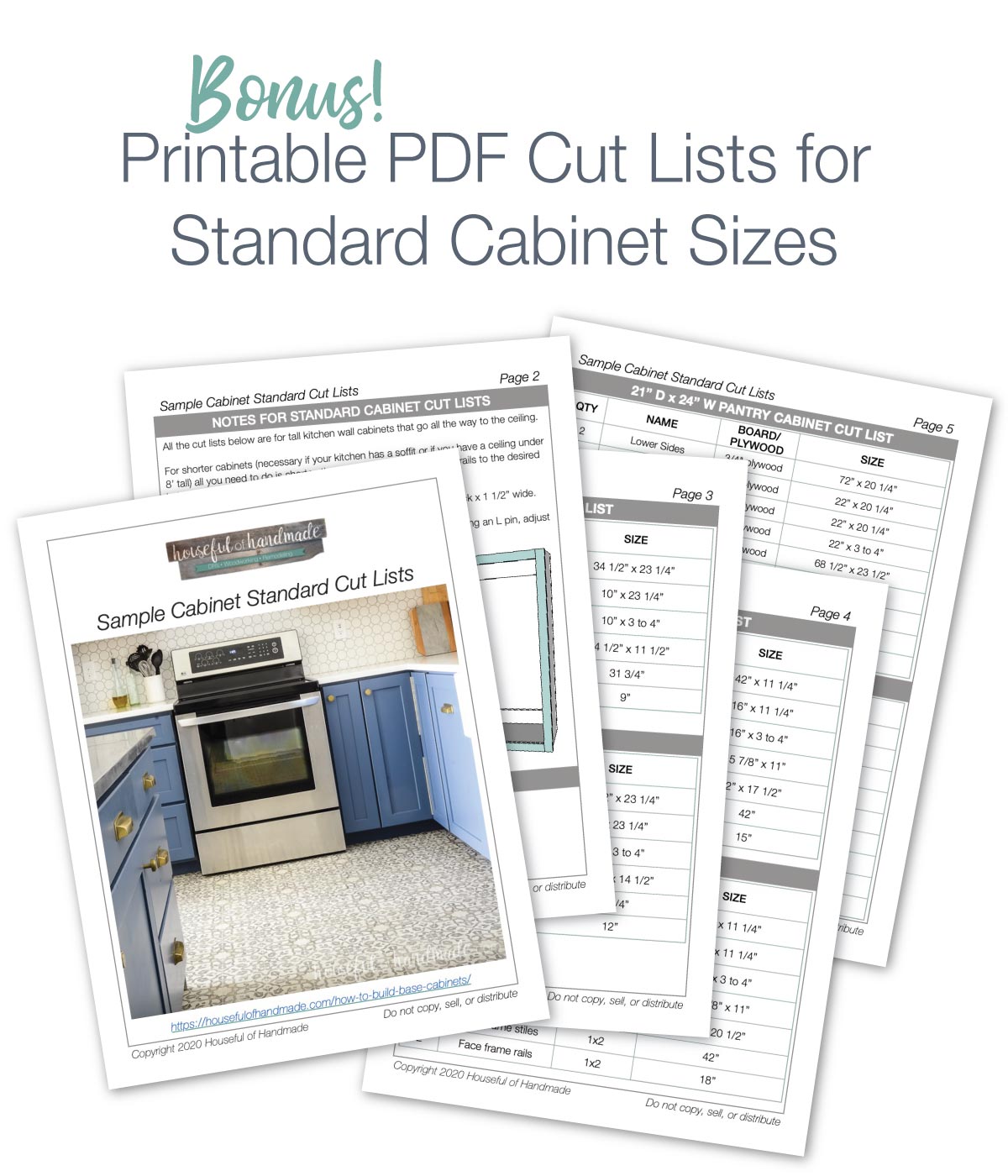Wall & Base Face Frame Cabinet Bundle