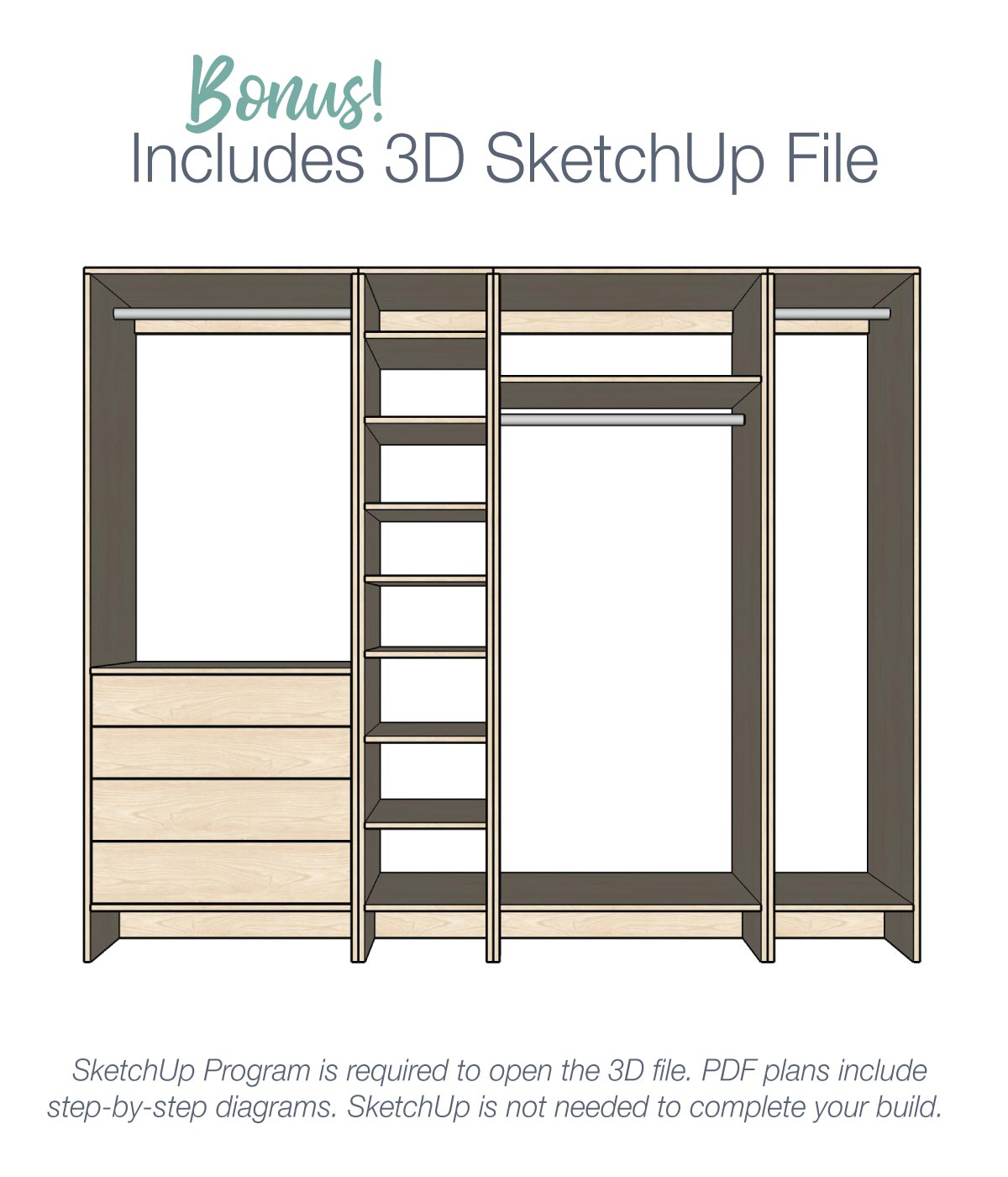Closet Organizer Woodworking Plans