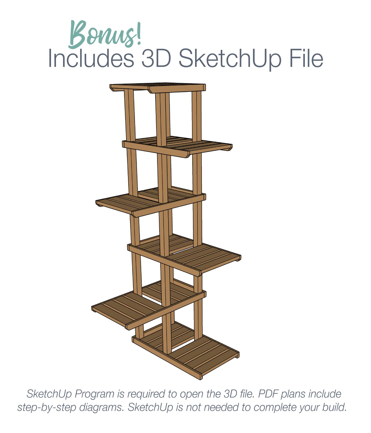 Corner Plant Stand Woodworking Plans