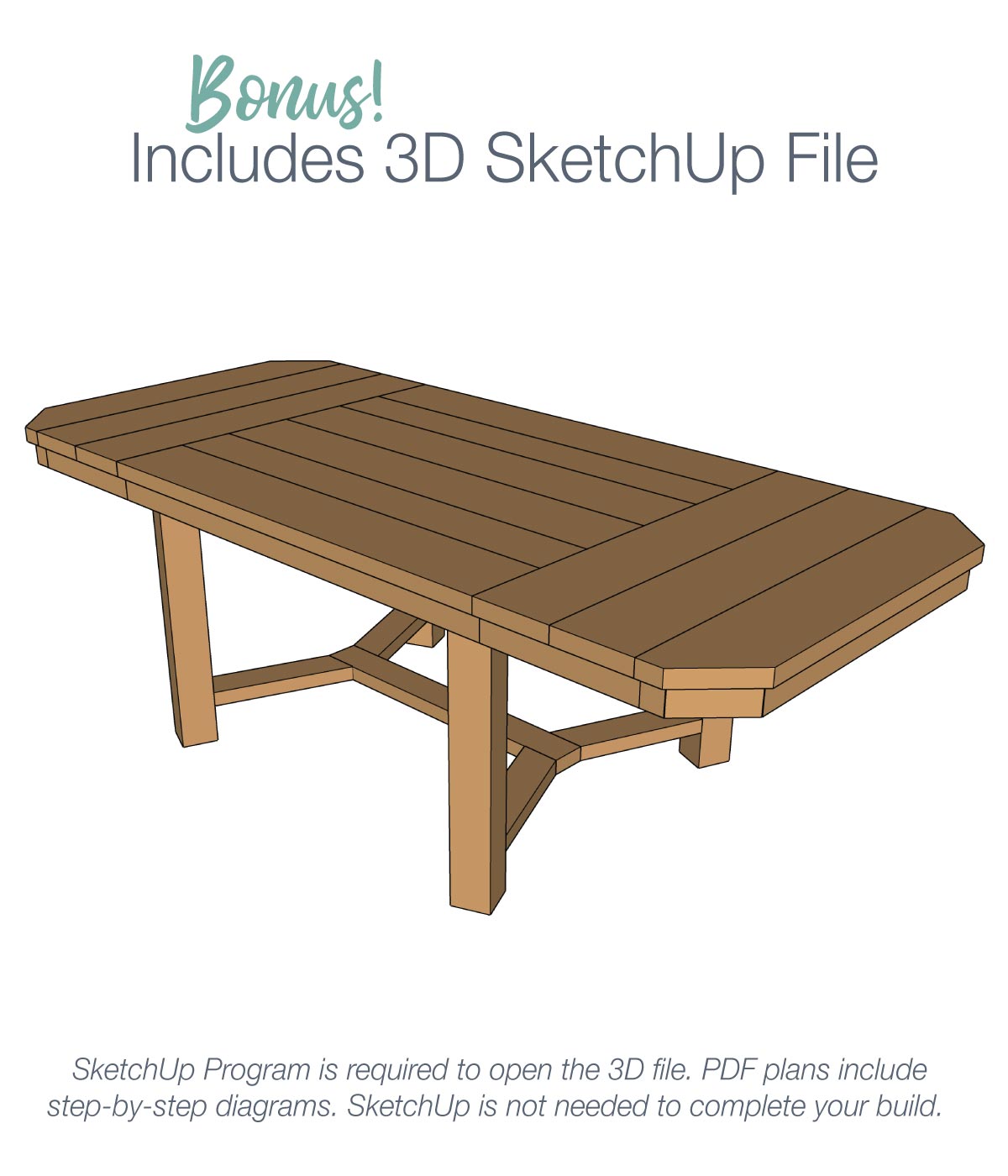 Dining Table with Leaves Build Plans