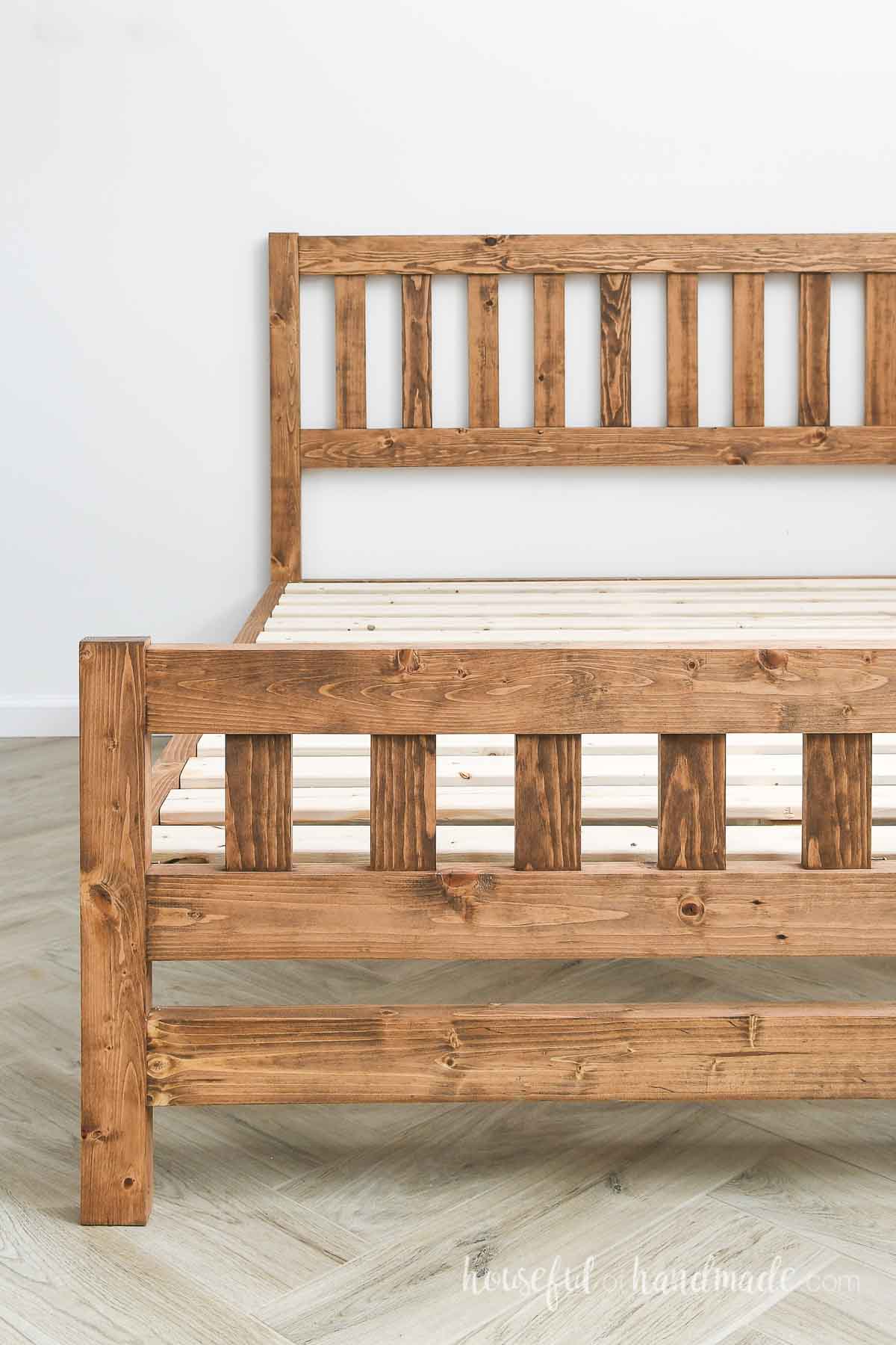 Mission Style Platform Bed Woodworking Plans