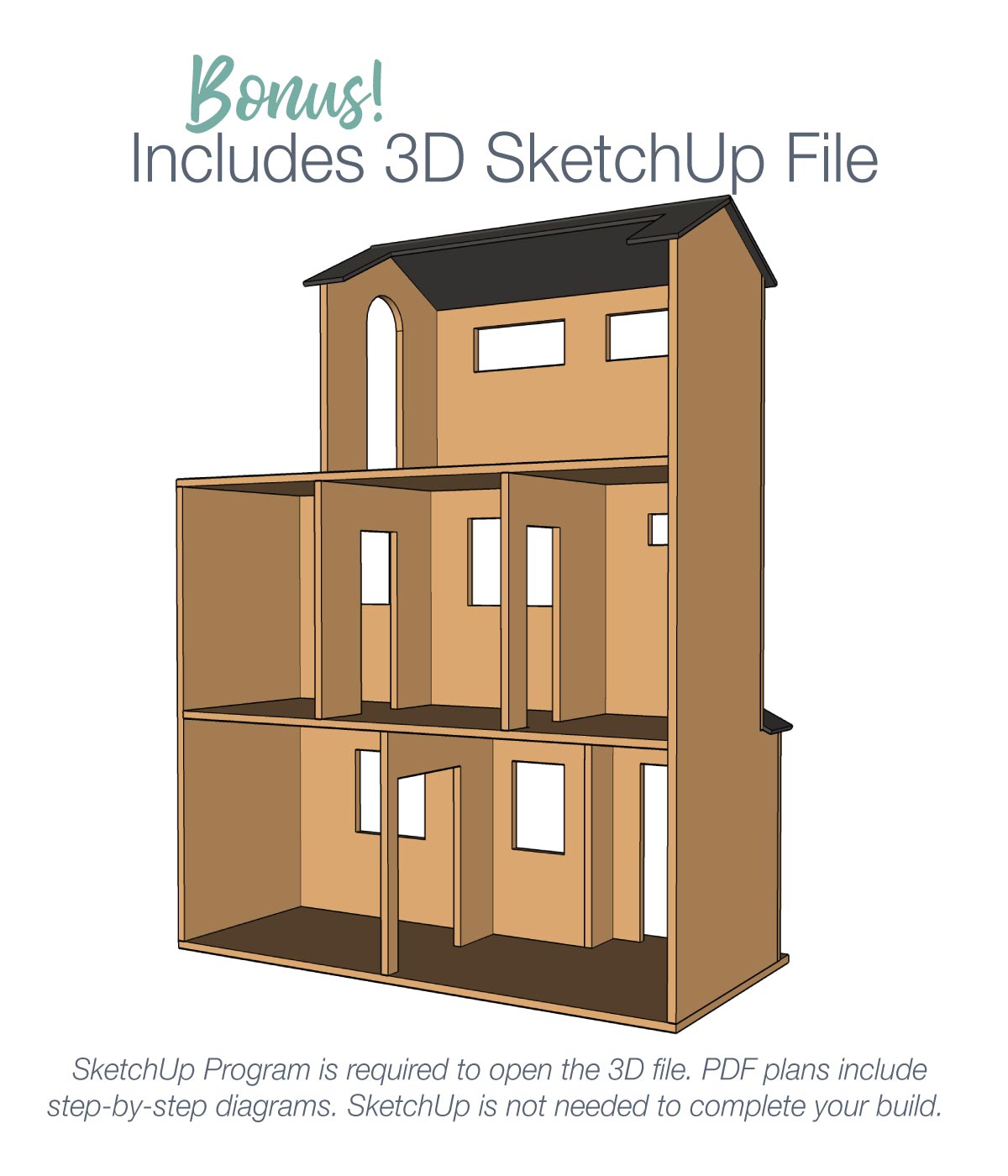 4' Dollhouse Build Plans