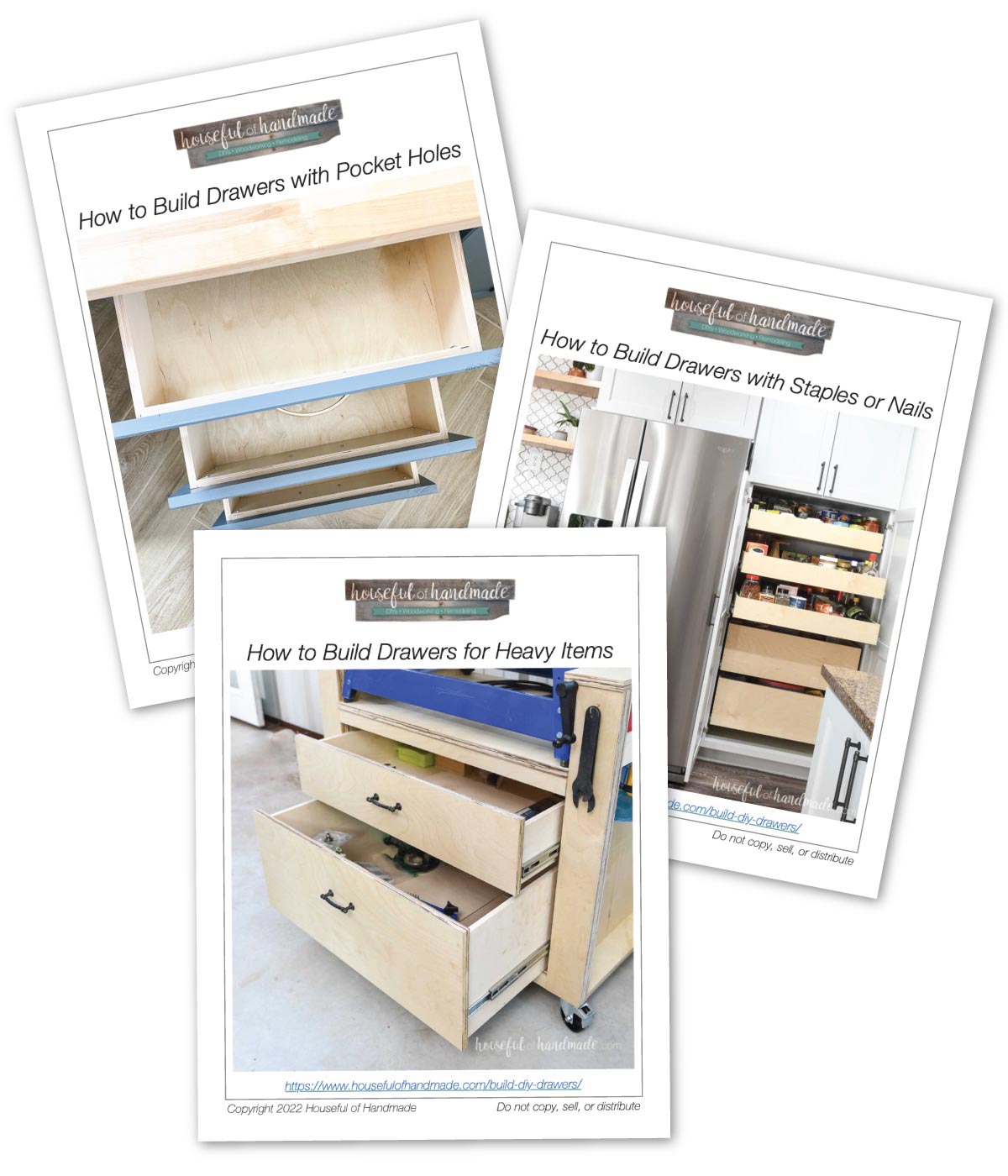 Ultimate Drawer Building Bundle - 3 PDF Drawer Guides