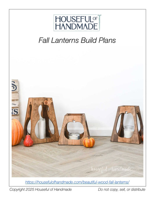 Fall Lanterns Woodworking Plans