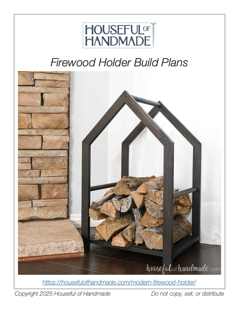 Firewood Holder Build Plans