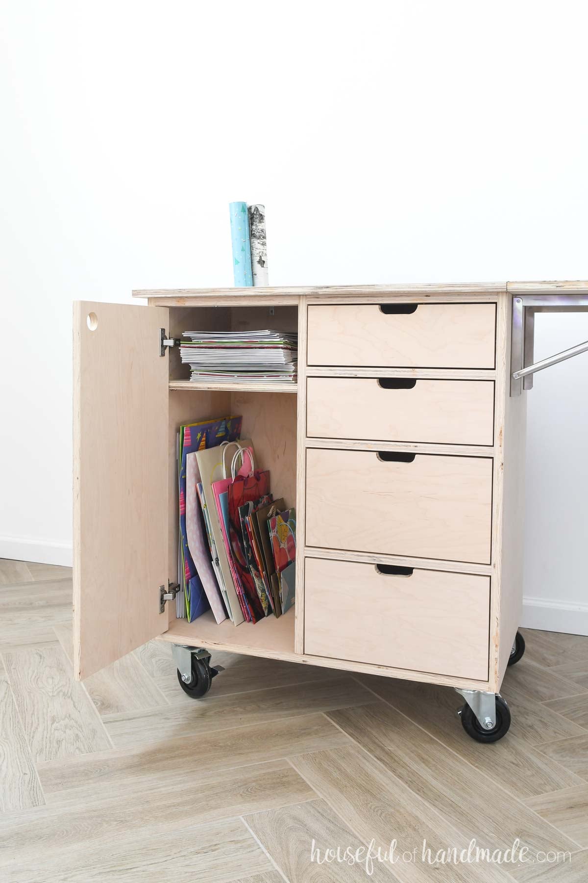 Gift Wrapping Cart Build Plans