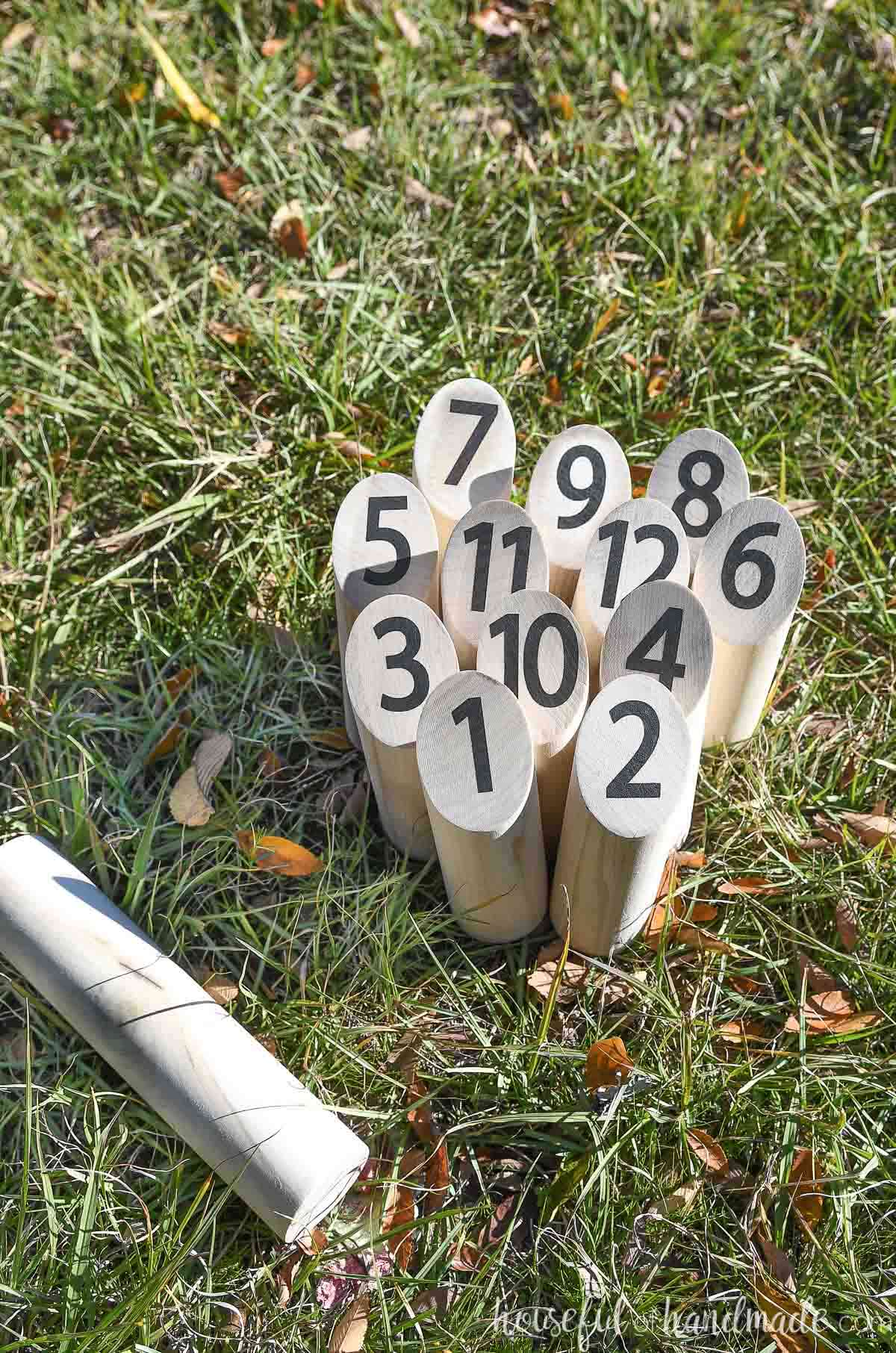 Mölkky Game with Carrier Build Plans