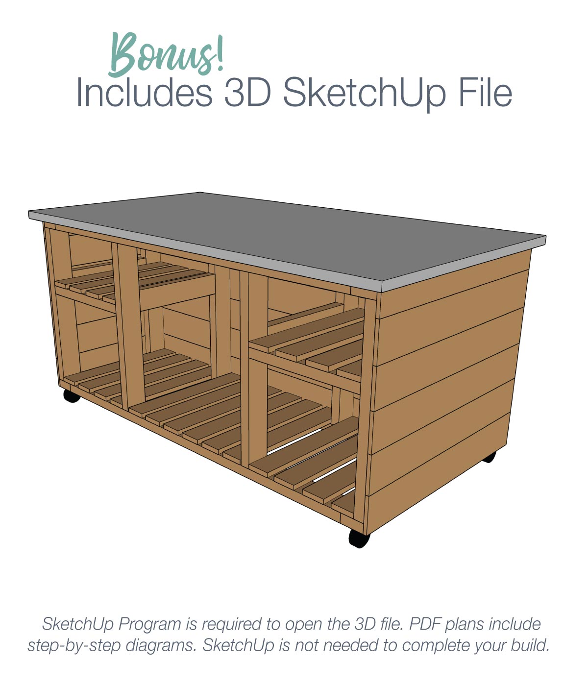 Outdoor Kitchen Island Build Plans