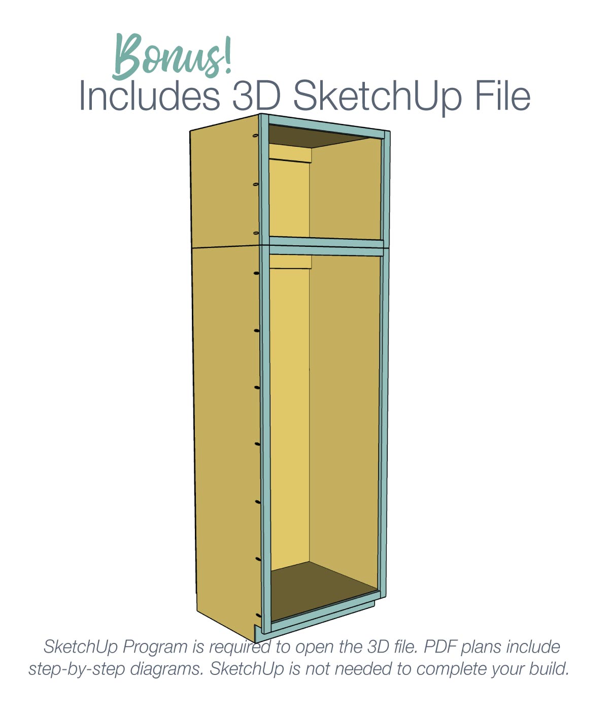 Face Frame Pantry Cabinet Woodworking Plans