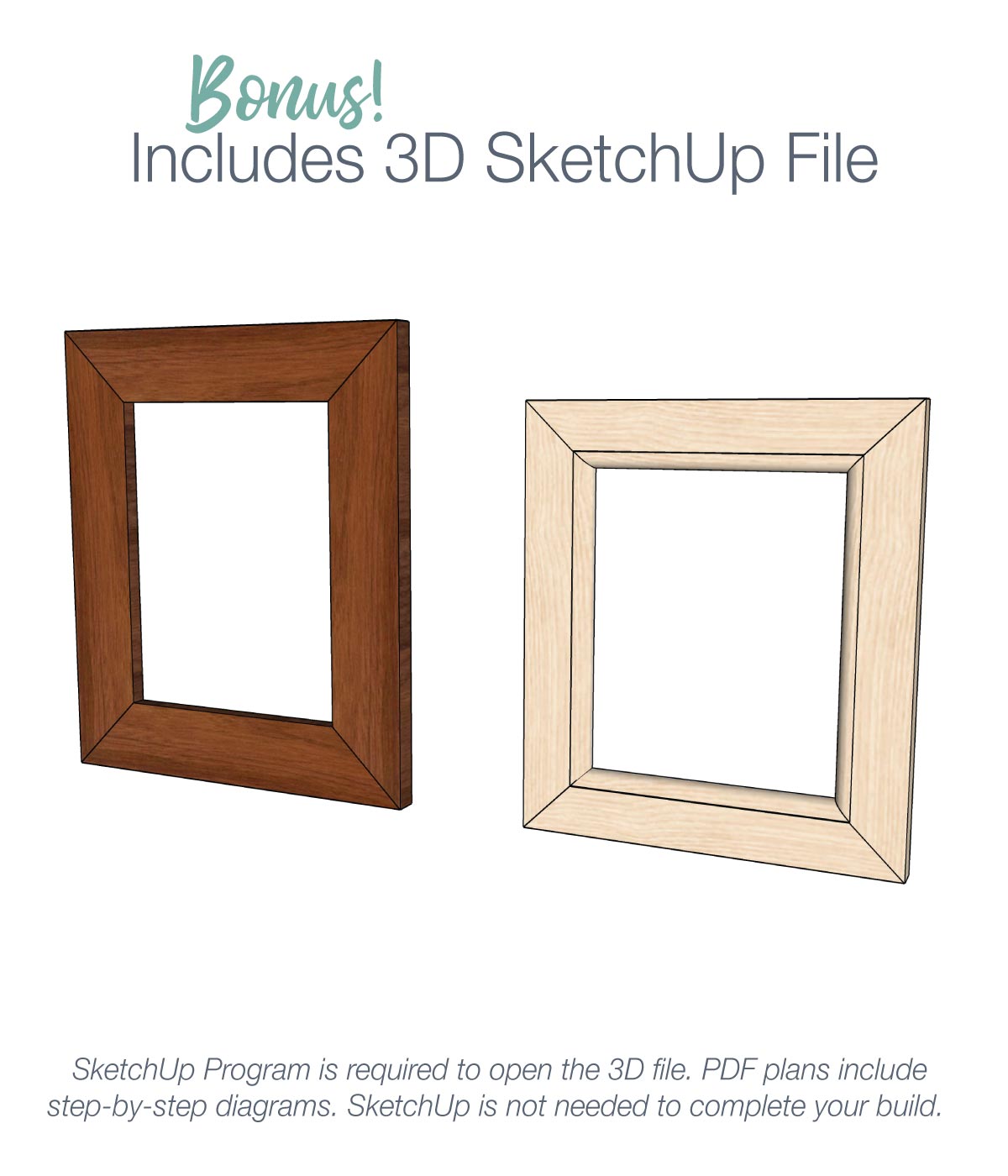 Easy Picture Frames Build Plans