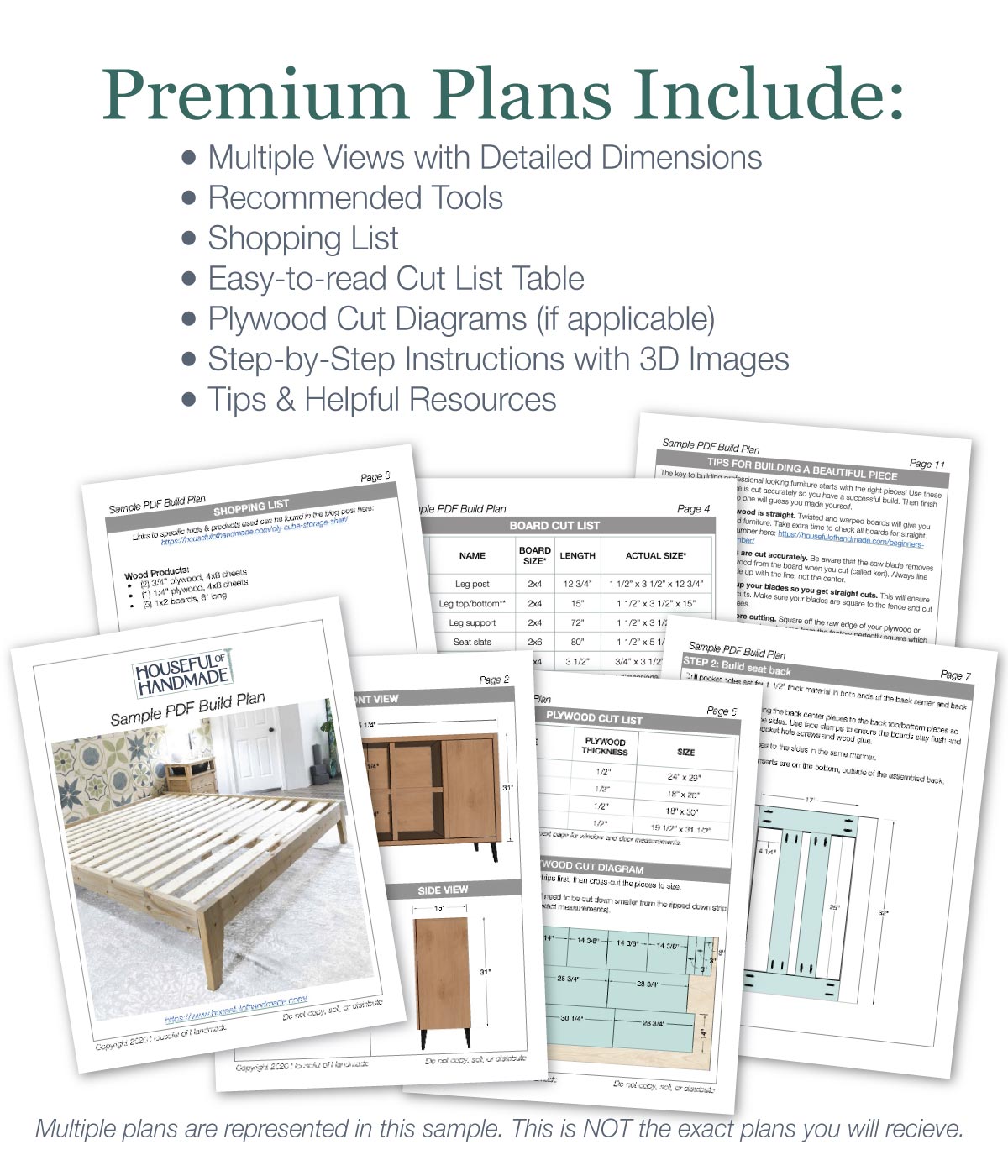 Wall Shelves with Drawers Build Plans