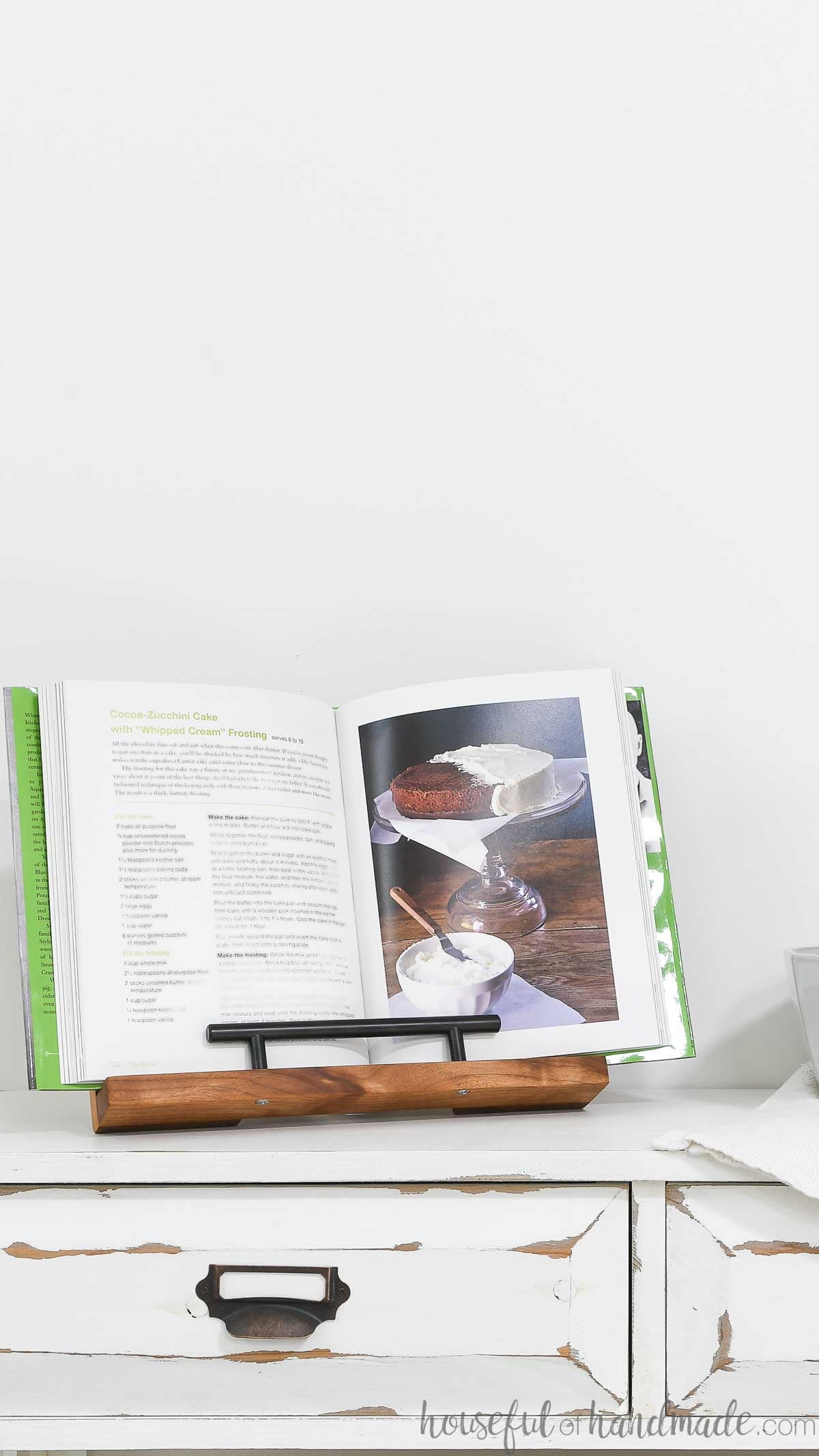 Folding Cookbook Holder Build Plans