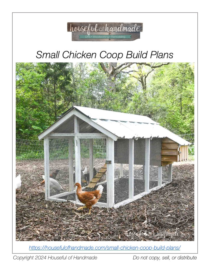 Small Chicken Coop Woodworking Plans