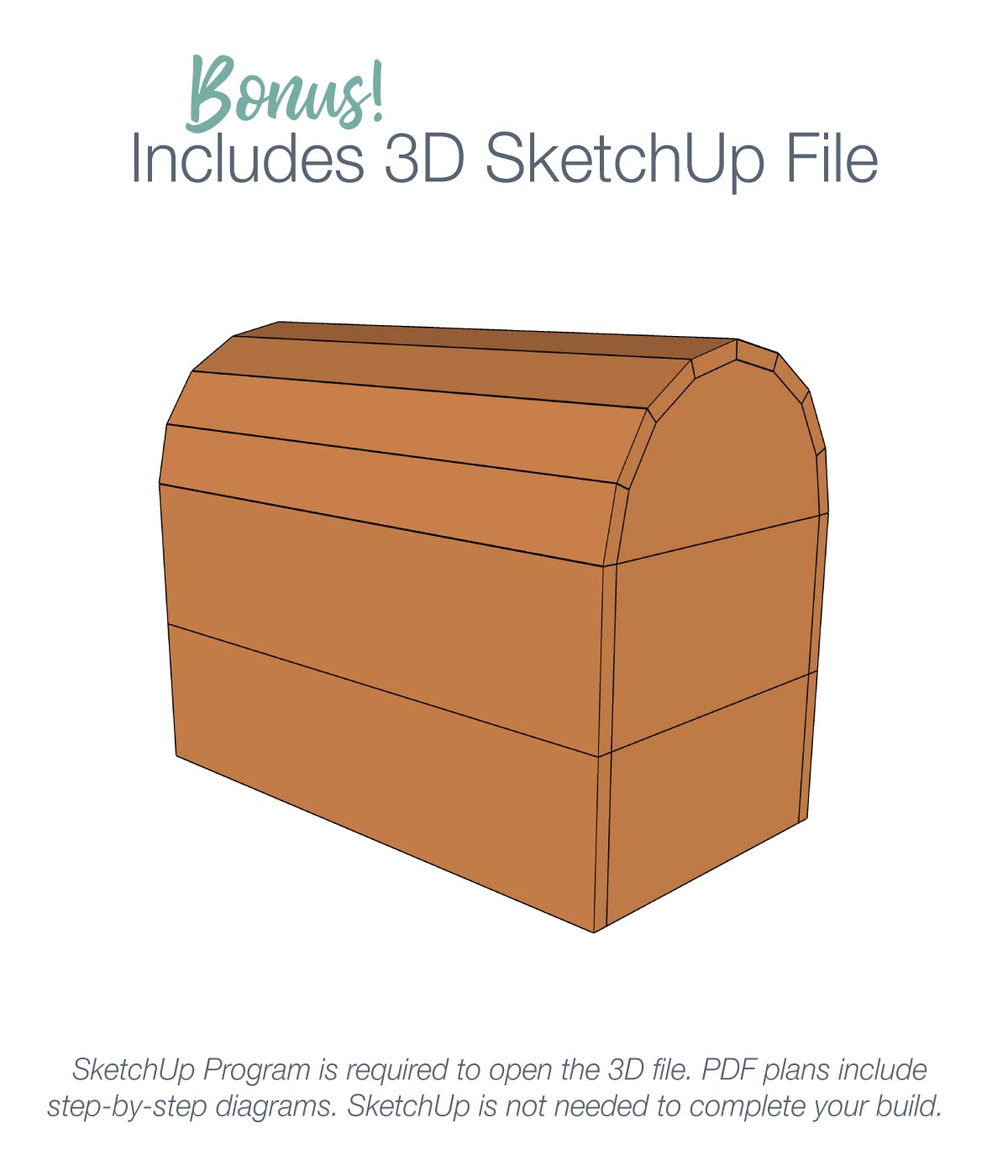 Treasure Chest Toy Box Woodworking Plans