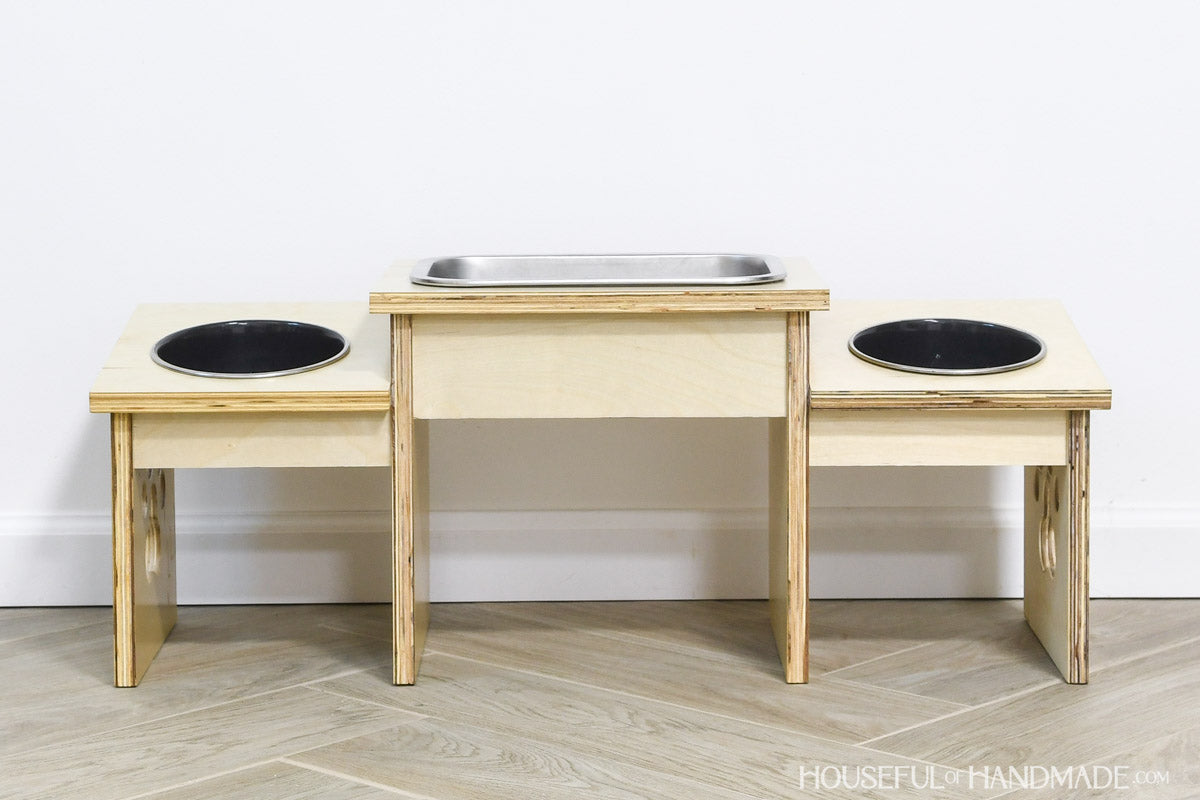Dog Bowl Stand Woodworking Plans
