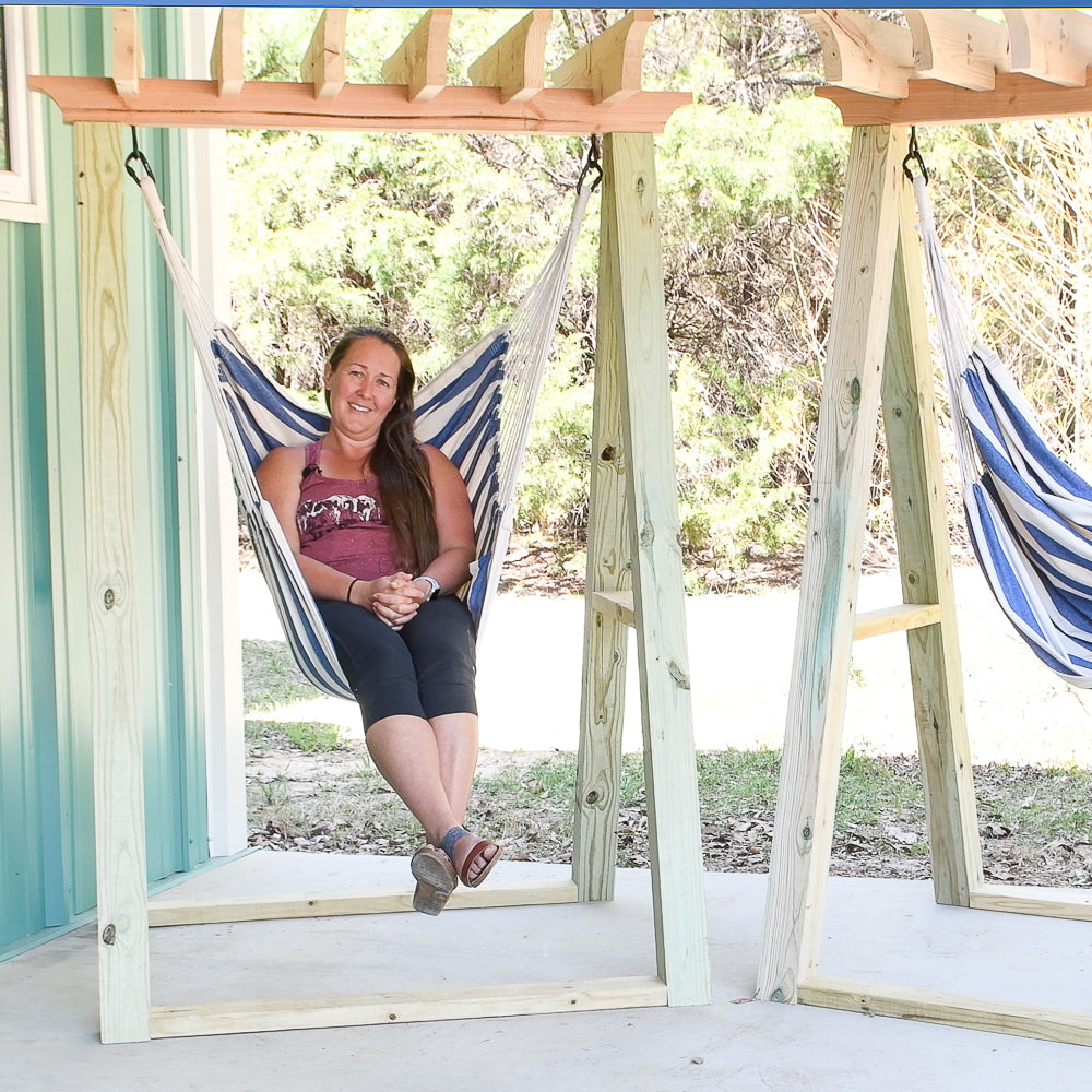 Hammock Chair Stand Woodworking Plans