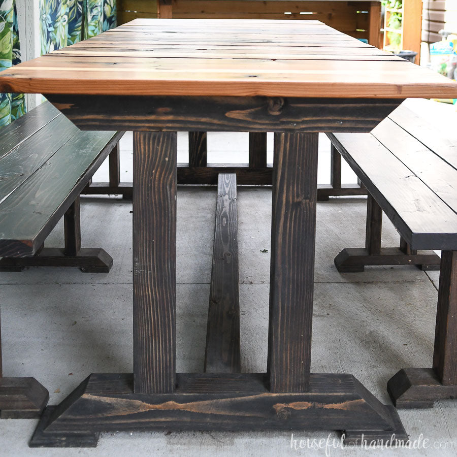 Modern Picnic Table Woodworking Plans