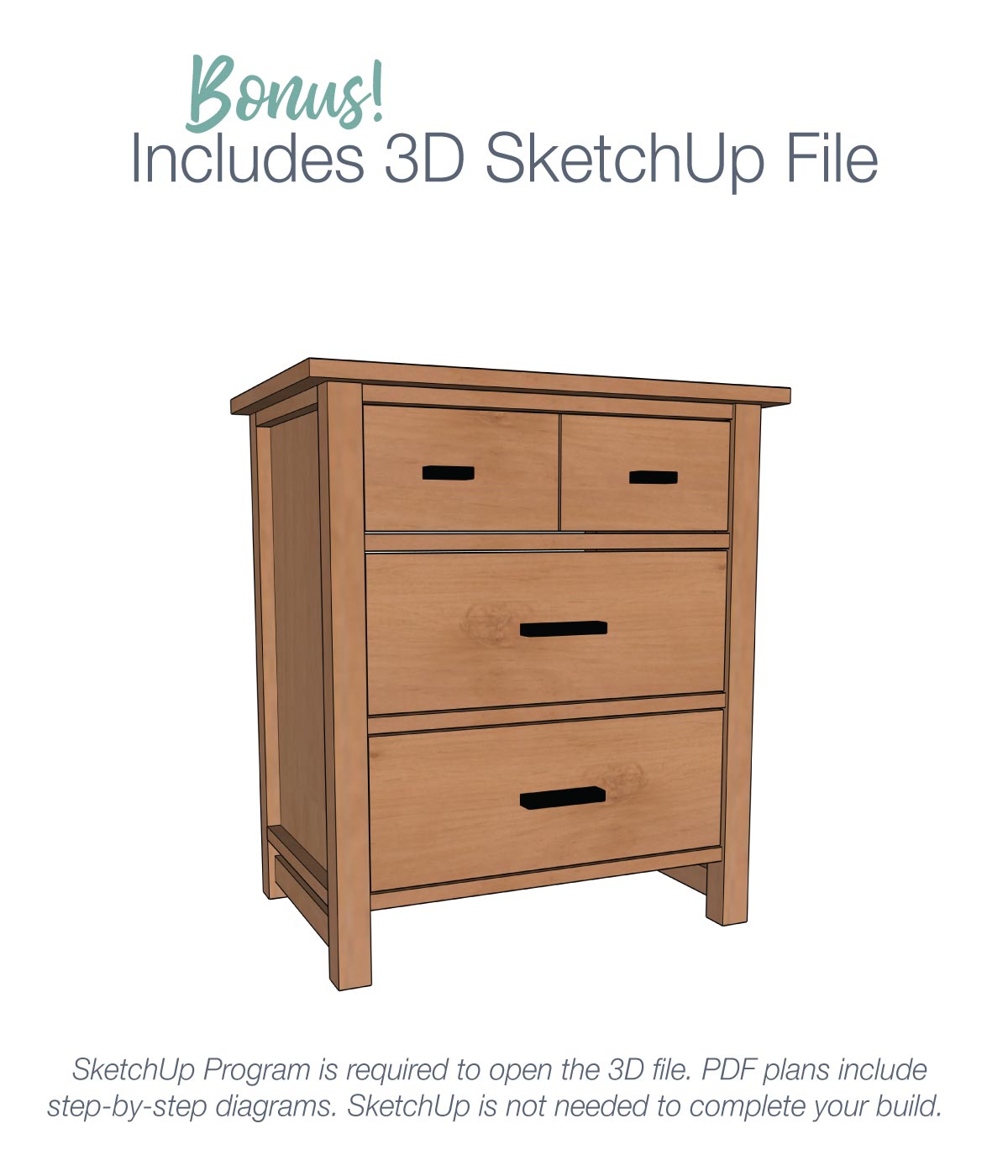 Classic 3 Drawer Nightstand Build Plans