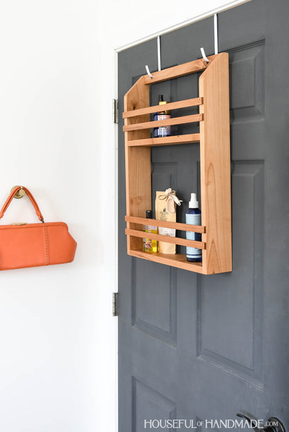 Over the Door Shelf Woodworking Plans