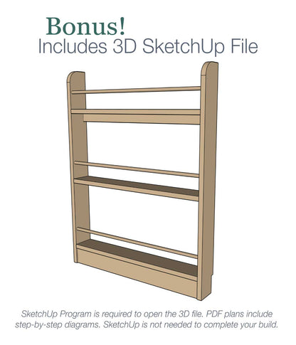 Behind the Door Shelf Woodworking Plans