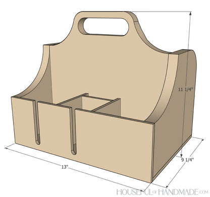 Canning Accessory Caddy Woodworking Plans