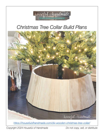 Christmas Tree Collar Build Plans