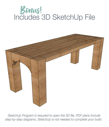 Chunky Coffee Table Woodworking Plans