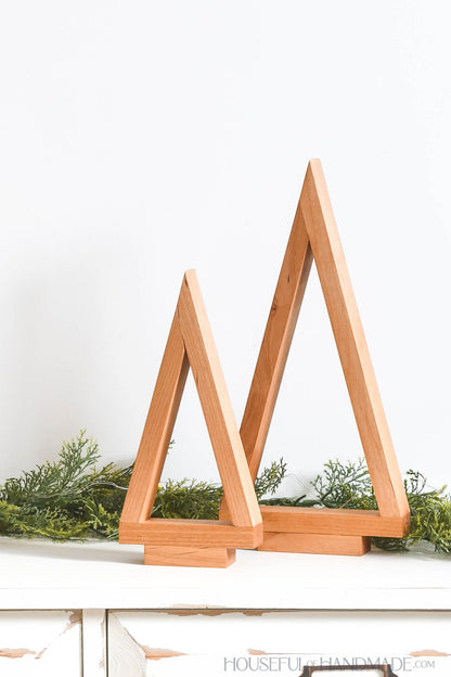 Tabletop Christmas Trees Build Plans
