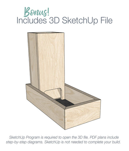 Dice Tower with Tray Build Plans