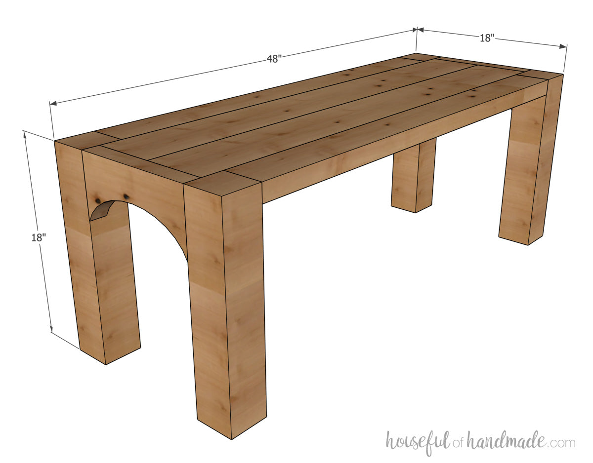 Chunky Coffee Table Woodworking Plans