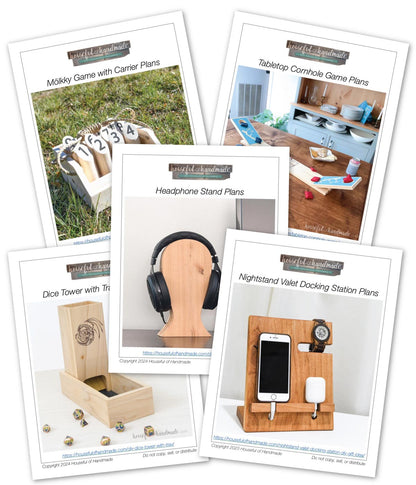 DIY Gifts for Boys Bundle - 5 PDF Build Plans