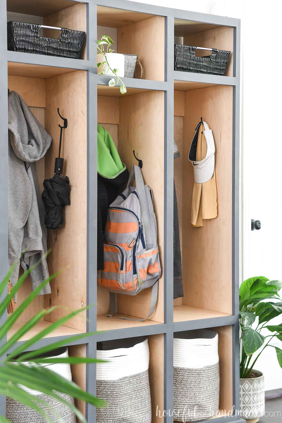 Mudroom Locker Cabinet Woodworking Plans