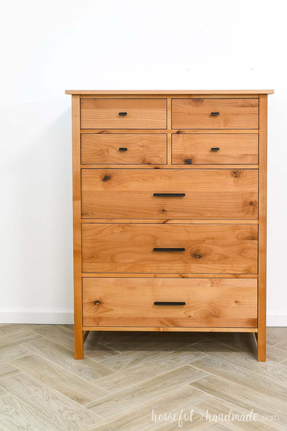 Classic Tall 7 Drawer Dresser Build Plans