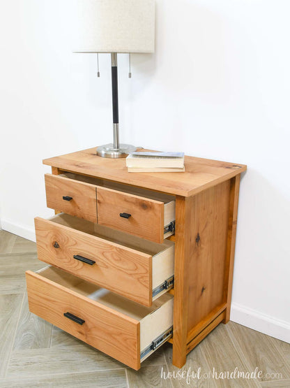 Classic 3 Drawer Nightstand Build Plans