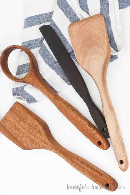 Wood Cooking Utensils Template and CNC Cut Files