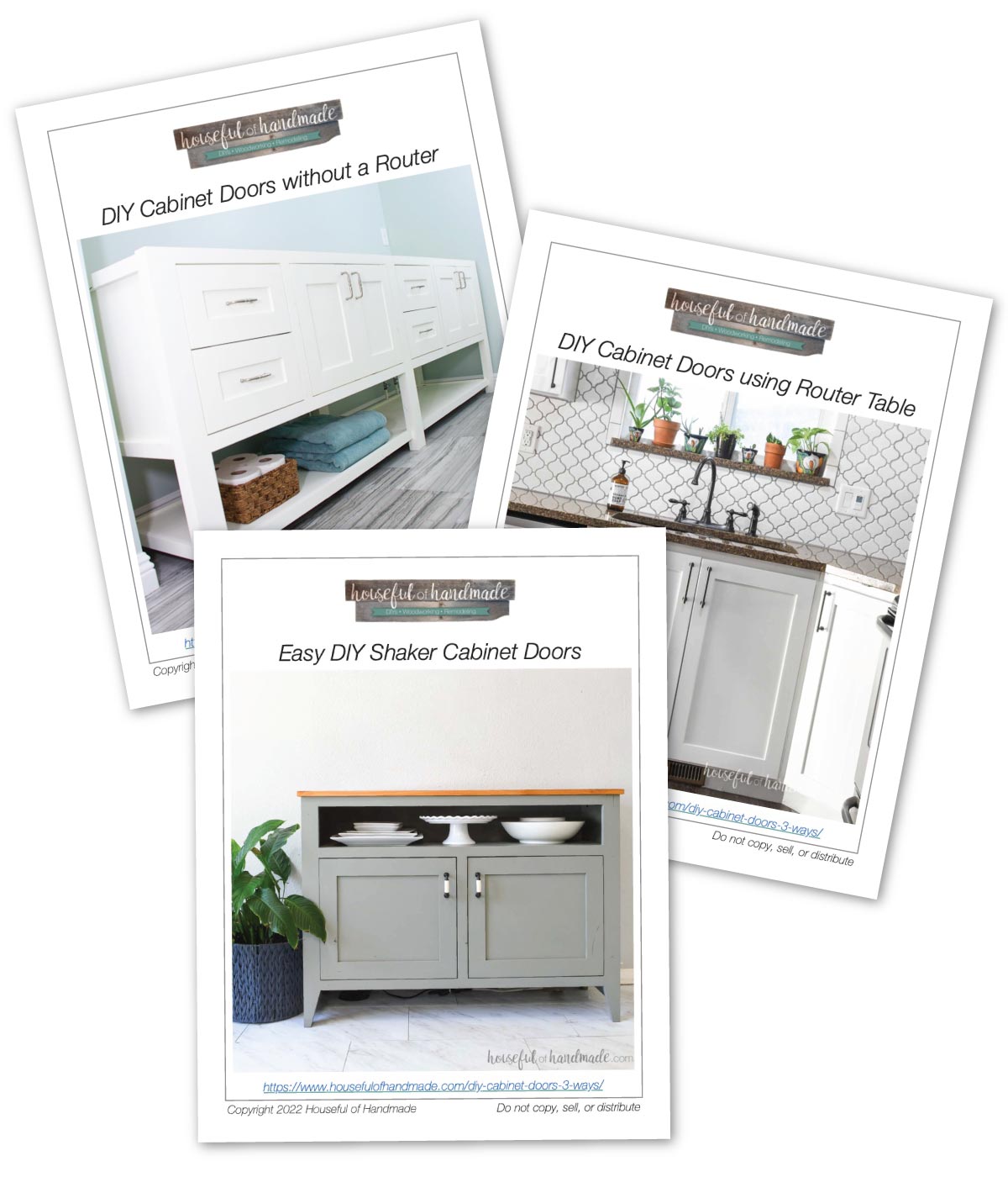 Ultimate Cabinet Door Building Bundle - 3 PDF Door Guides