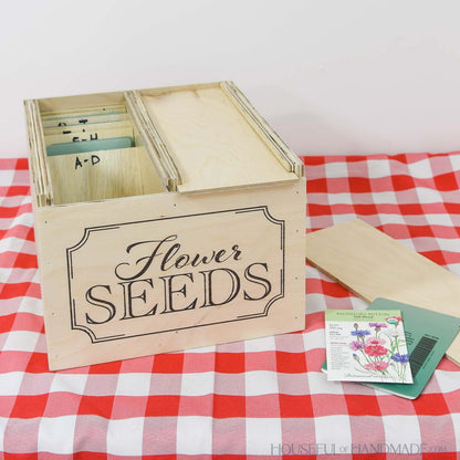 Seed Storage Box Woodworking Plans