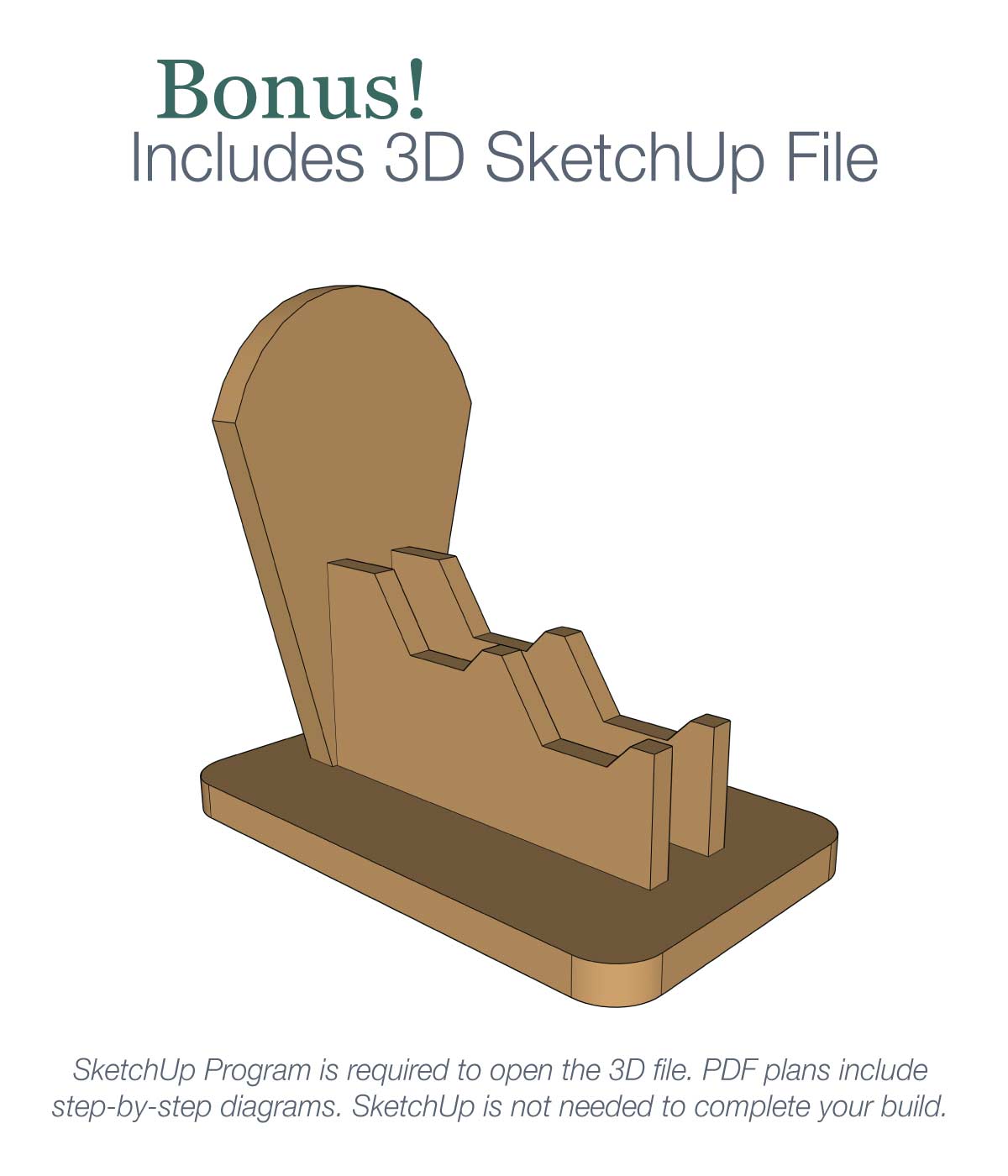 Game Controller & Headphone Stand Woodworking Plans