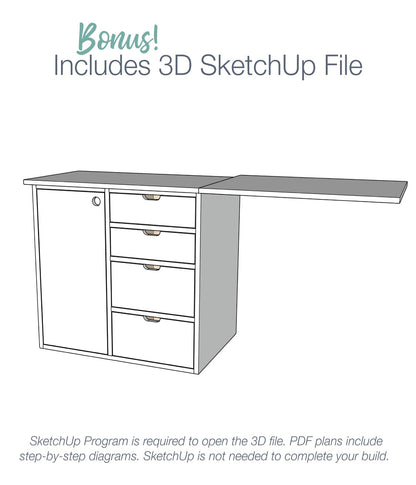 Gift Wrapping Cart Build Plans