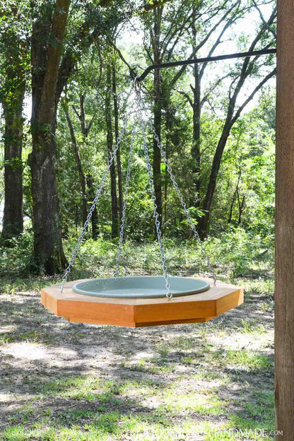 Easy Hanging Birdbath Woodworking Plans
