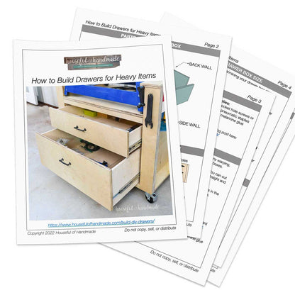 Ultimate Drawer Building Bundle - 3 PDF Drawer Guides – Houseful of ...