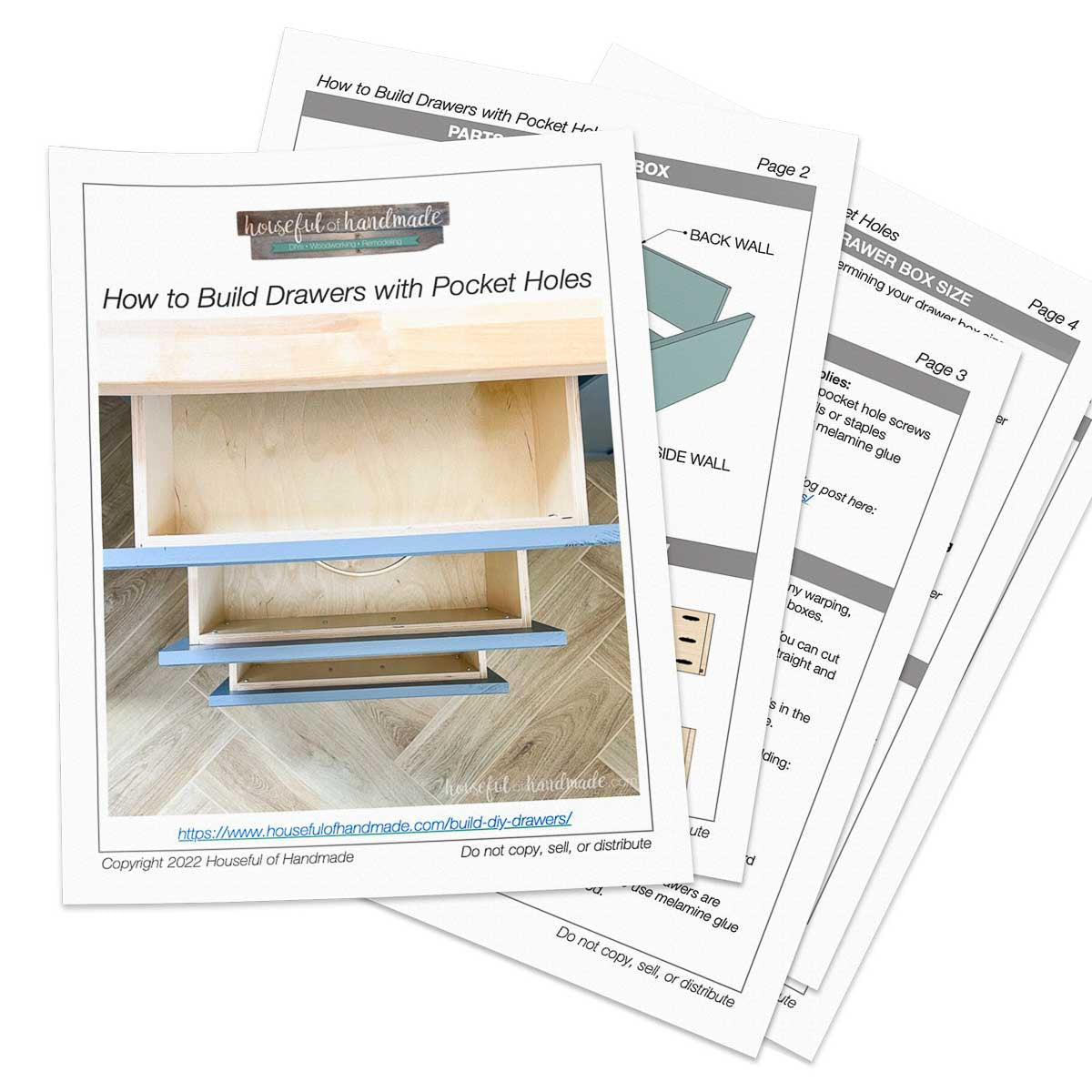 Ultimate Drawer Building Bundle - 3 PDF Drawer Guides – Houseful of ...