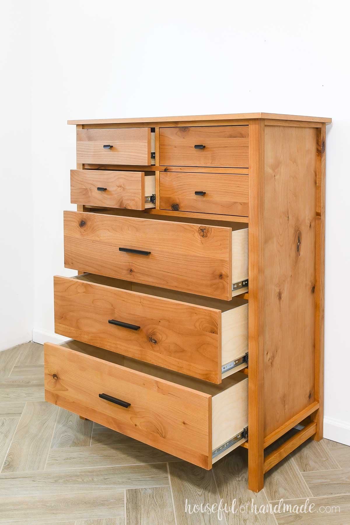 Classic Tall 7 Drawer Dresser Build Plans