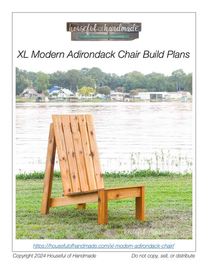 Modern Adirondack Chair Woodworking Plans