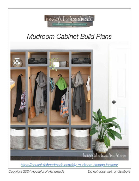 Mudroom Locker Cabinet Woodworking Plans