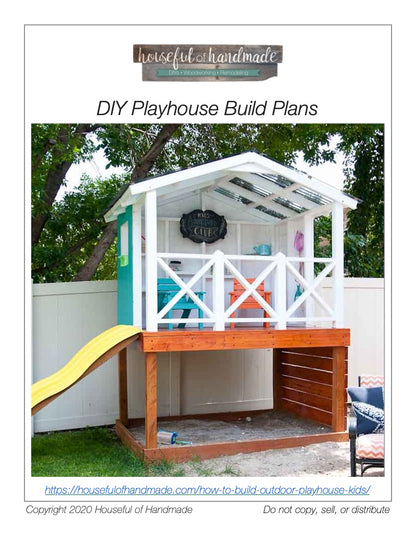 Playhouse Woodworking Plans – Houseful of Handmade