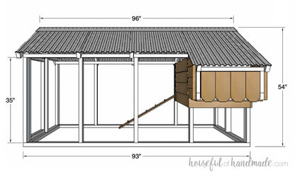 Small Chicken Coop Woodworking Plans