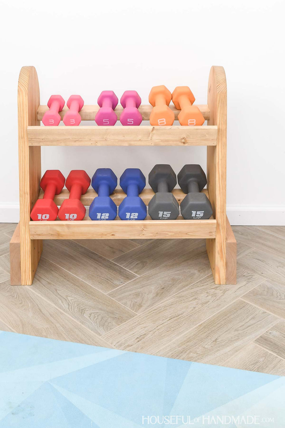 Weight Rack Build Plans – Houseful of Handmade