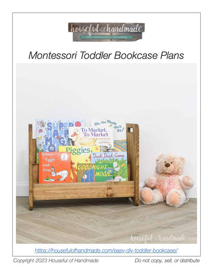 Montessori-Style Bookcase Build Plans