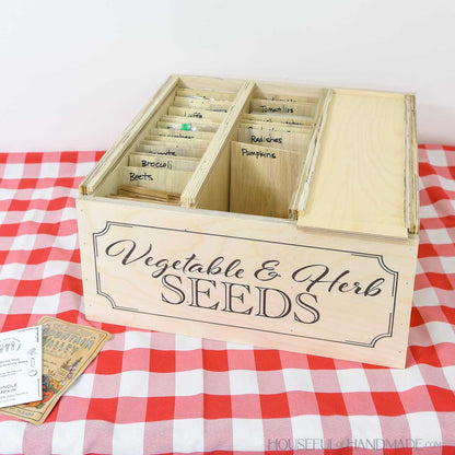 Seed Storage Box Woodworking Plans
